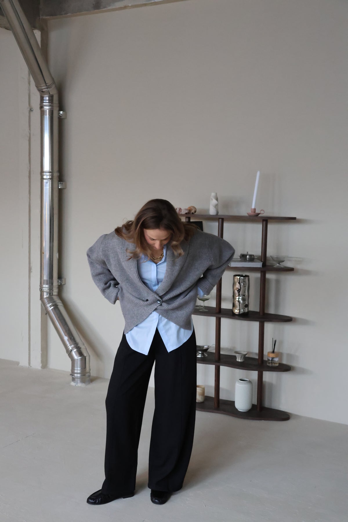 Ada blouse lichtblauw