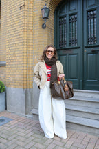 Alexia balloon jeans met rekkerband cream