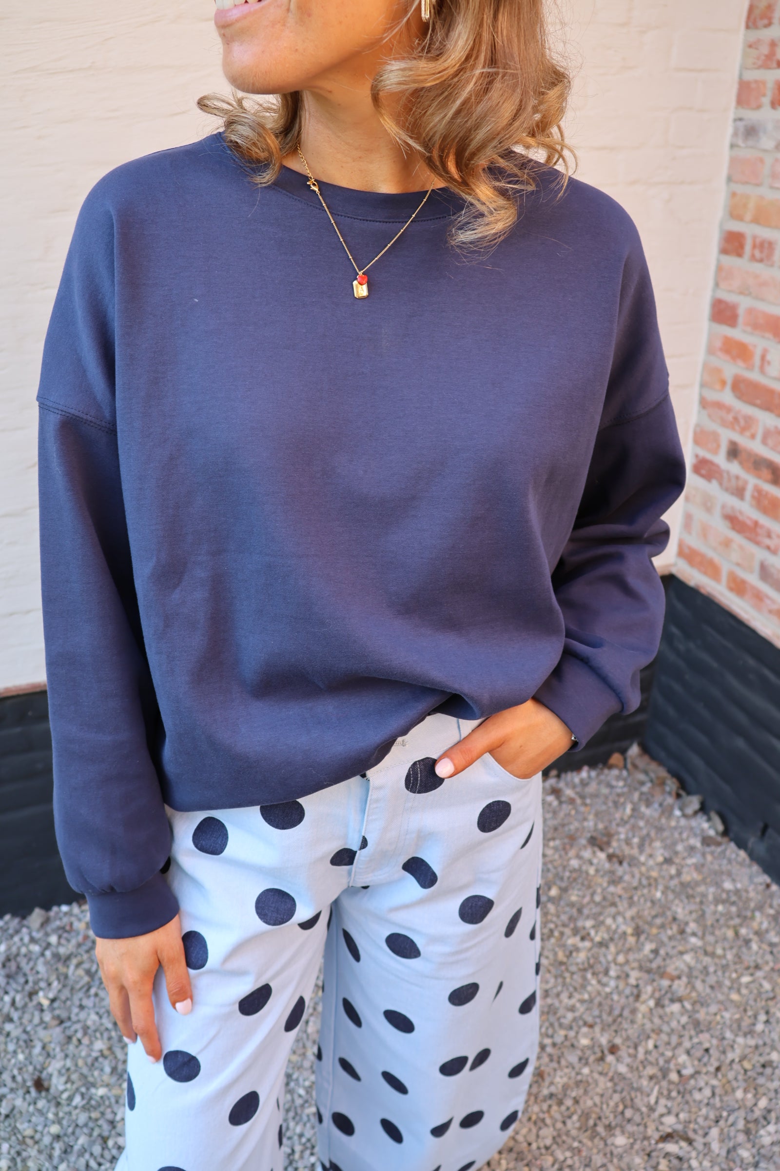 Juliet musthave sweater marine