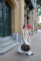 Alexia balloon jeans met rekkerband cream