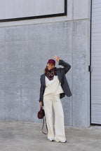 Paisley print sjaaltje bordeaux
