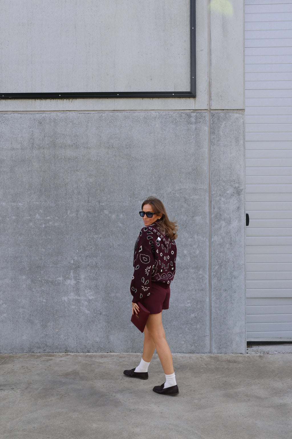 Macy skort bordeaux