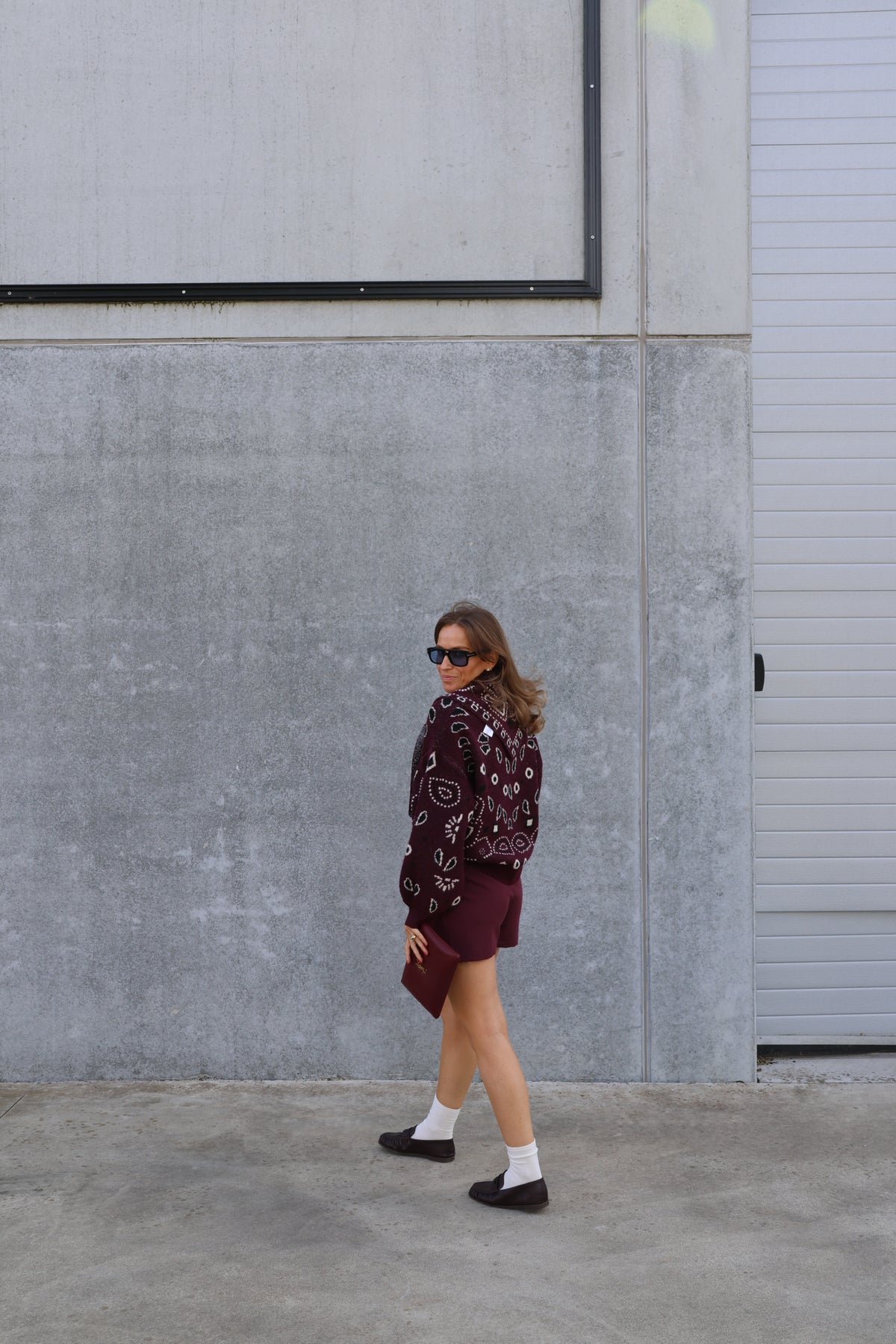 Macy skort bordeaux