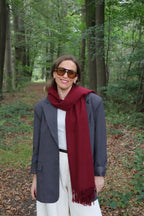 Tirza sjaal bordeaux