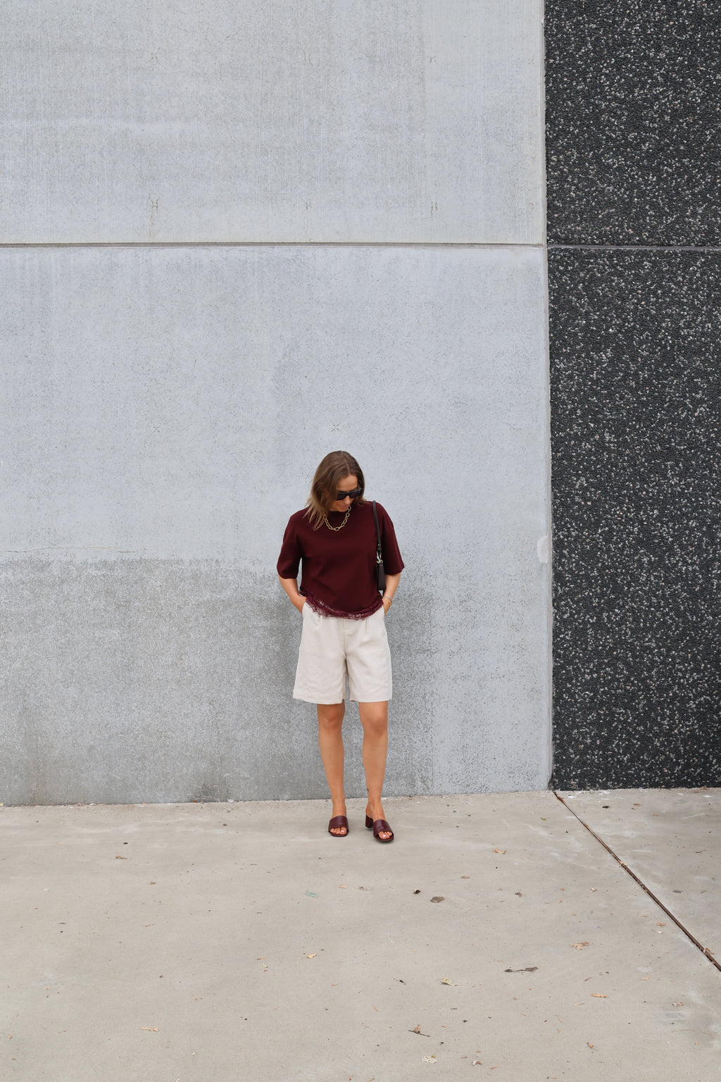 Maud bermuda beige