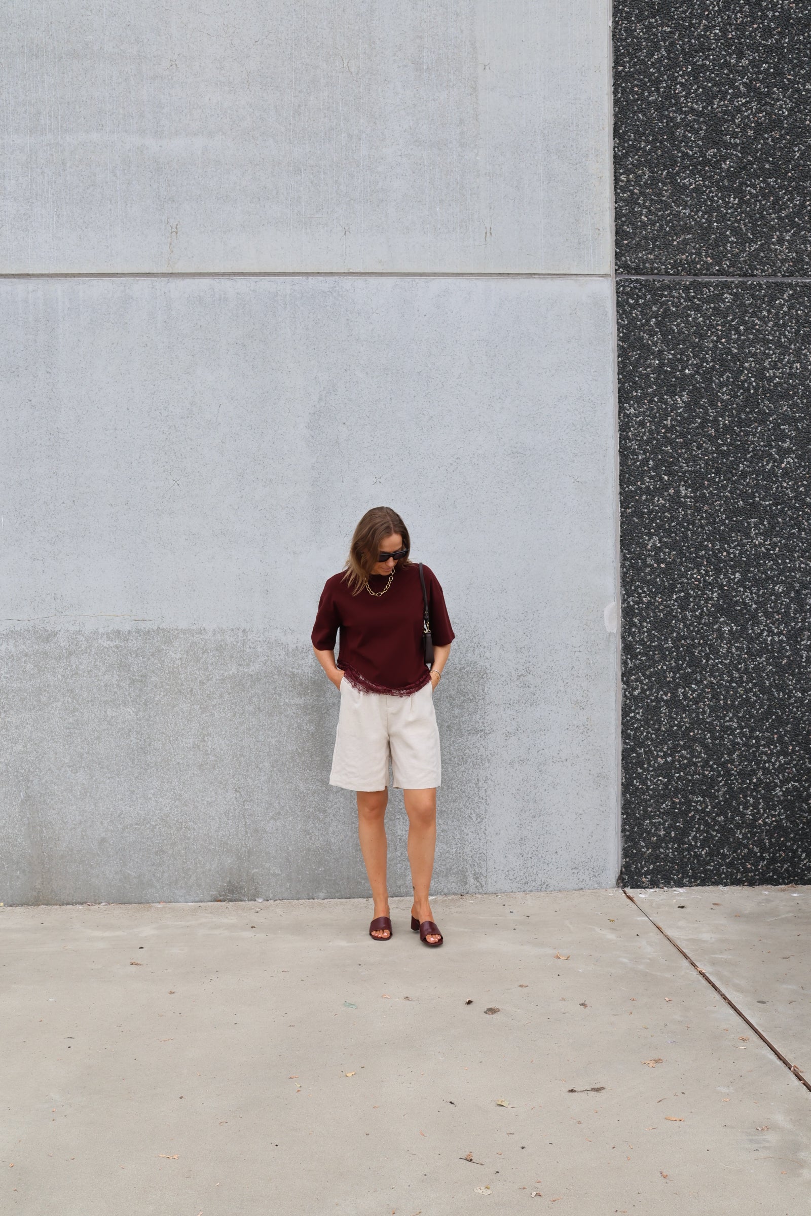 Maud bermuda beige