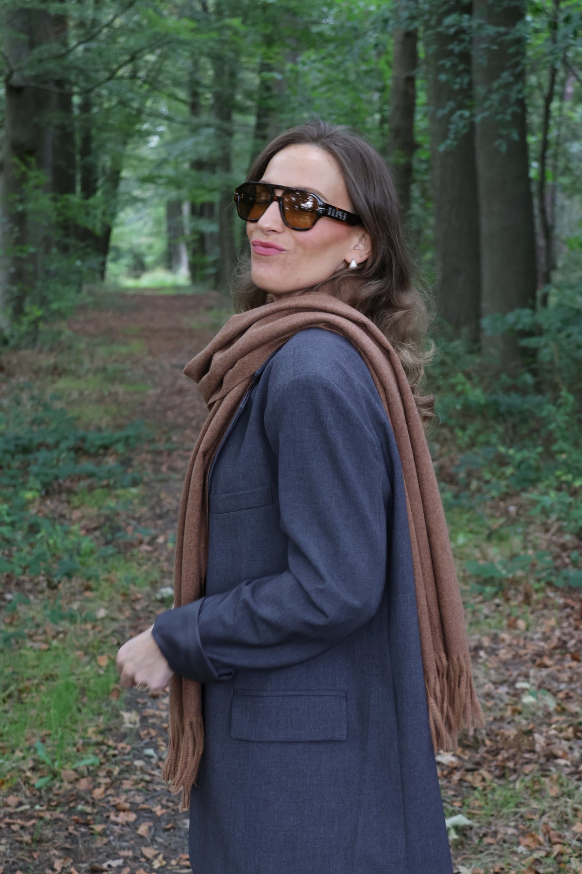 Tirza sjaal camel