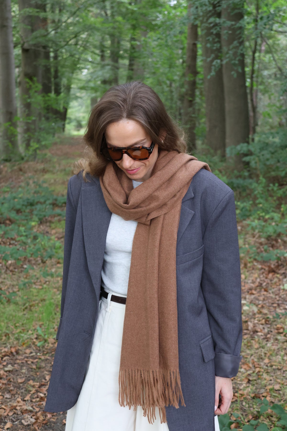 Tirza sjaal camel