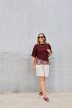 Maud bermuda beige