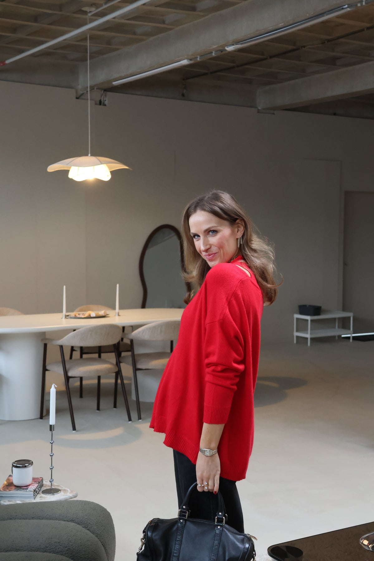 Celise twinset rood