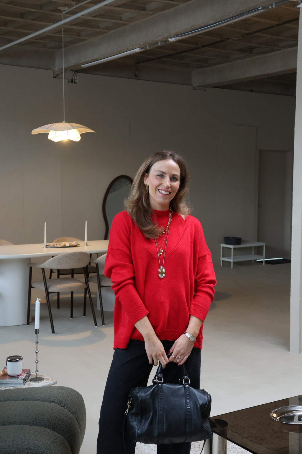 Celise twinset rood