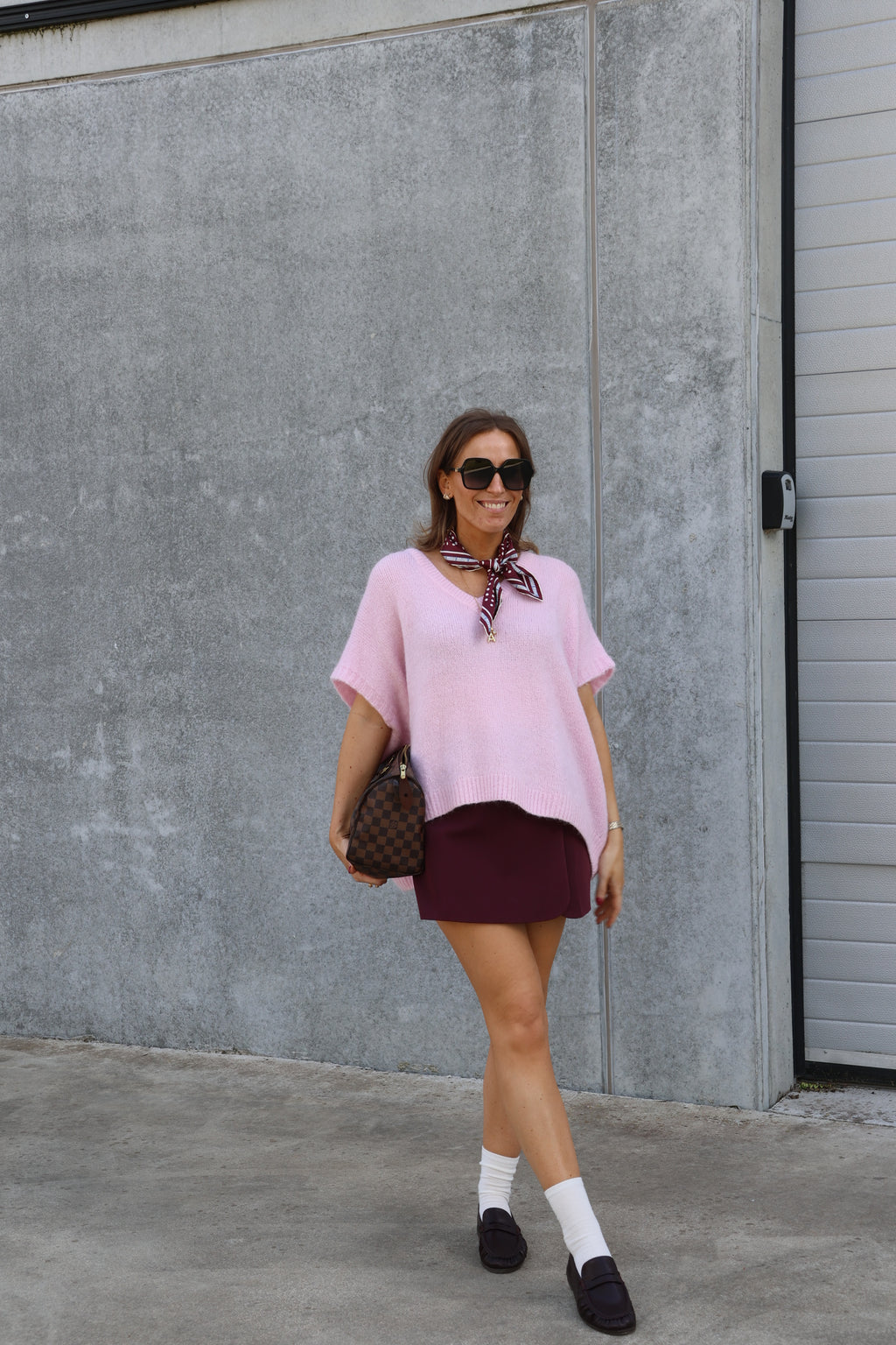 Macy skort bordeaux