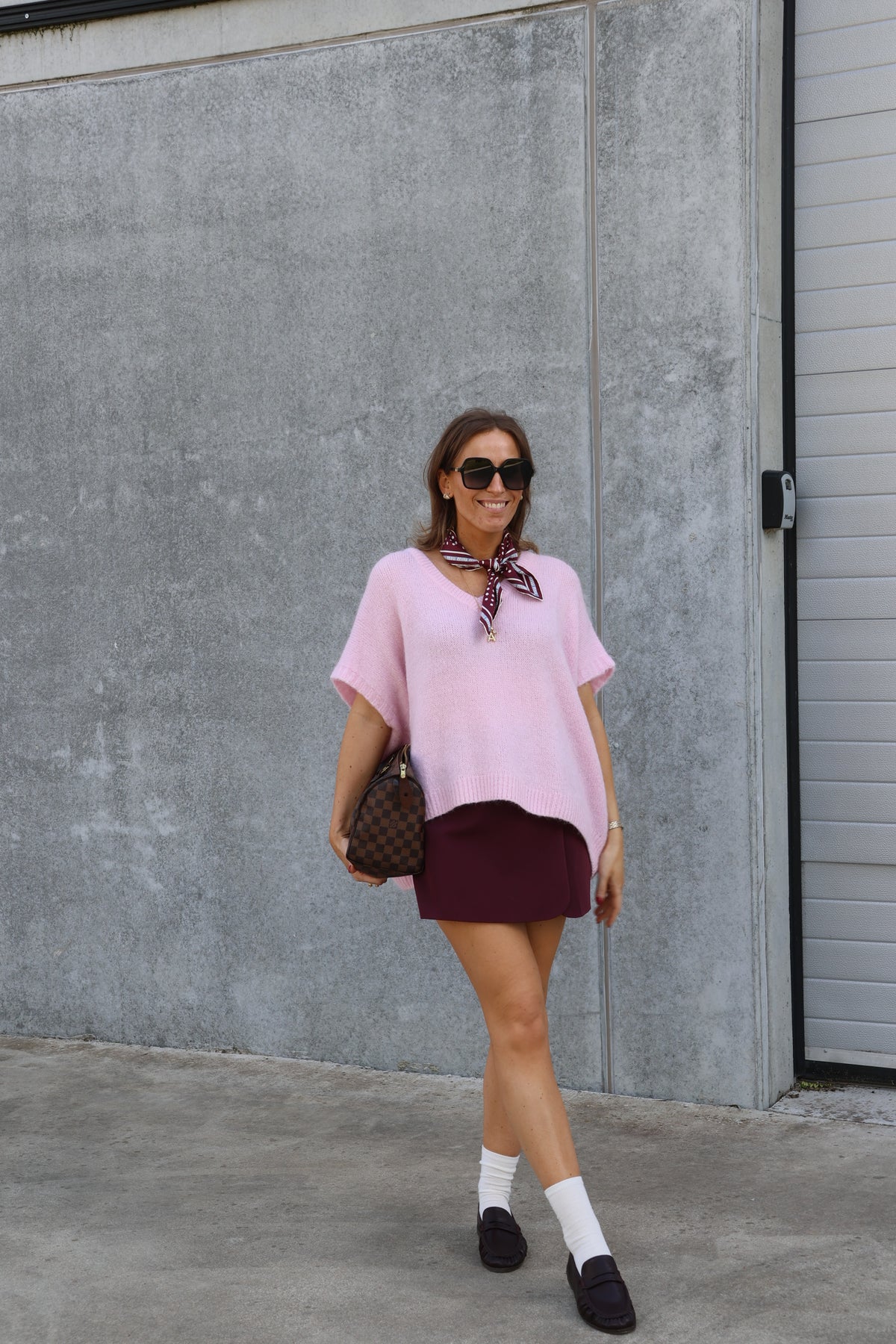 Macy skort bordeaux