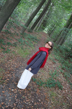 Tirza sjaal kersenrood
