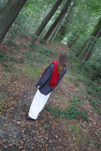 Tirza sjaal kersenrood