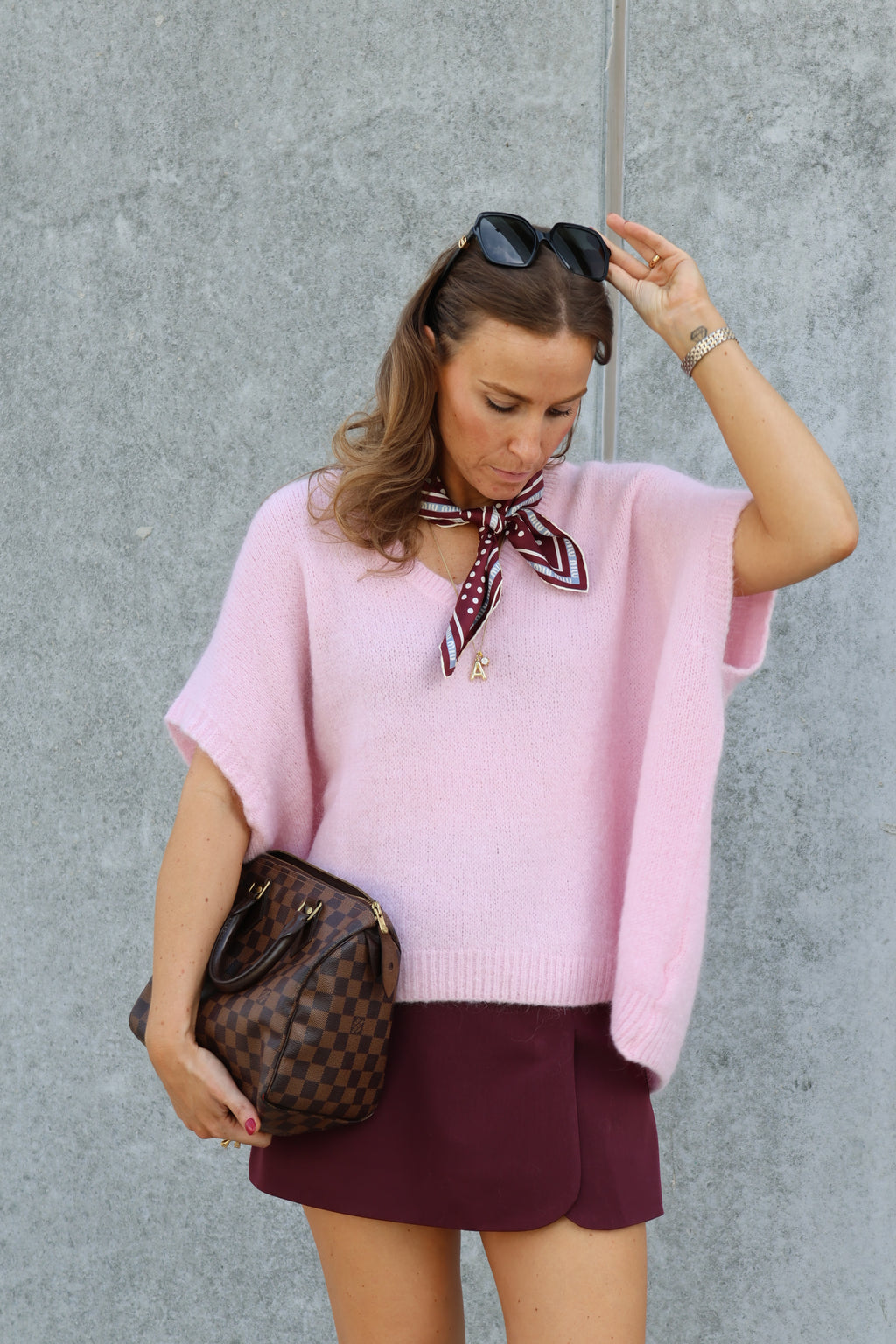 Macy skort bordeaux