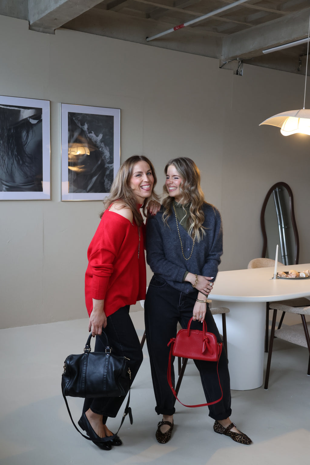 Celise twinset rood