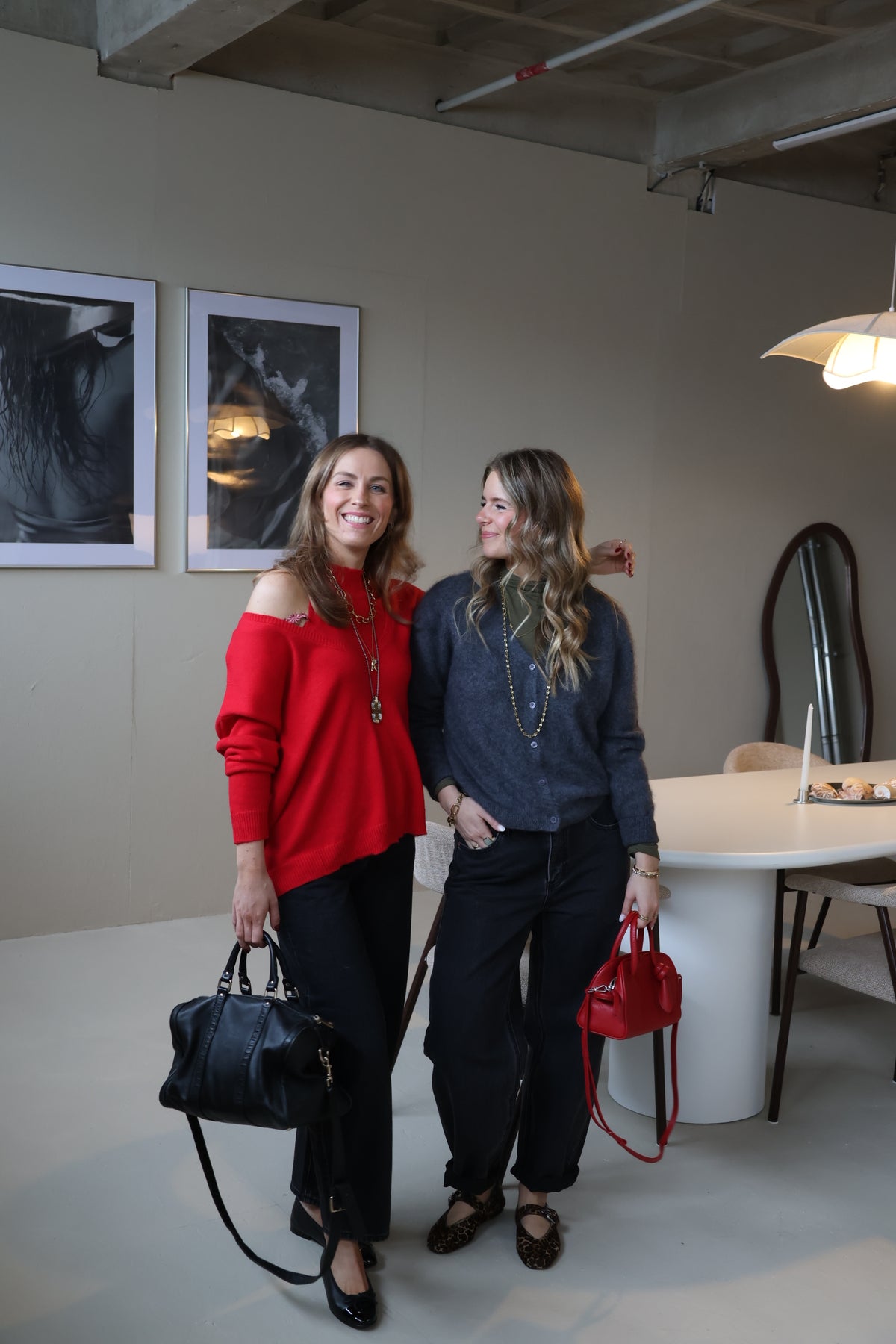 Celise twinset rood