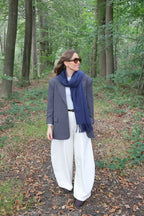 Tirza sjaal blauw