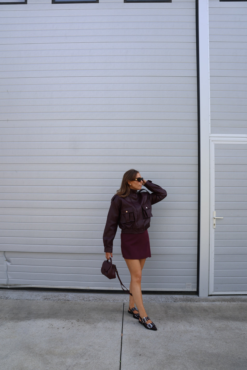 Macy skort bordeaux