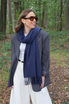 Tirza sjaal blauw