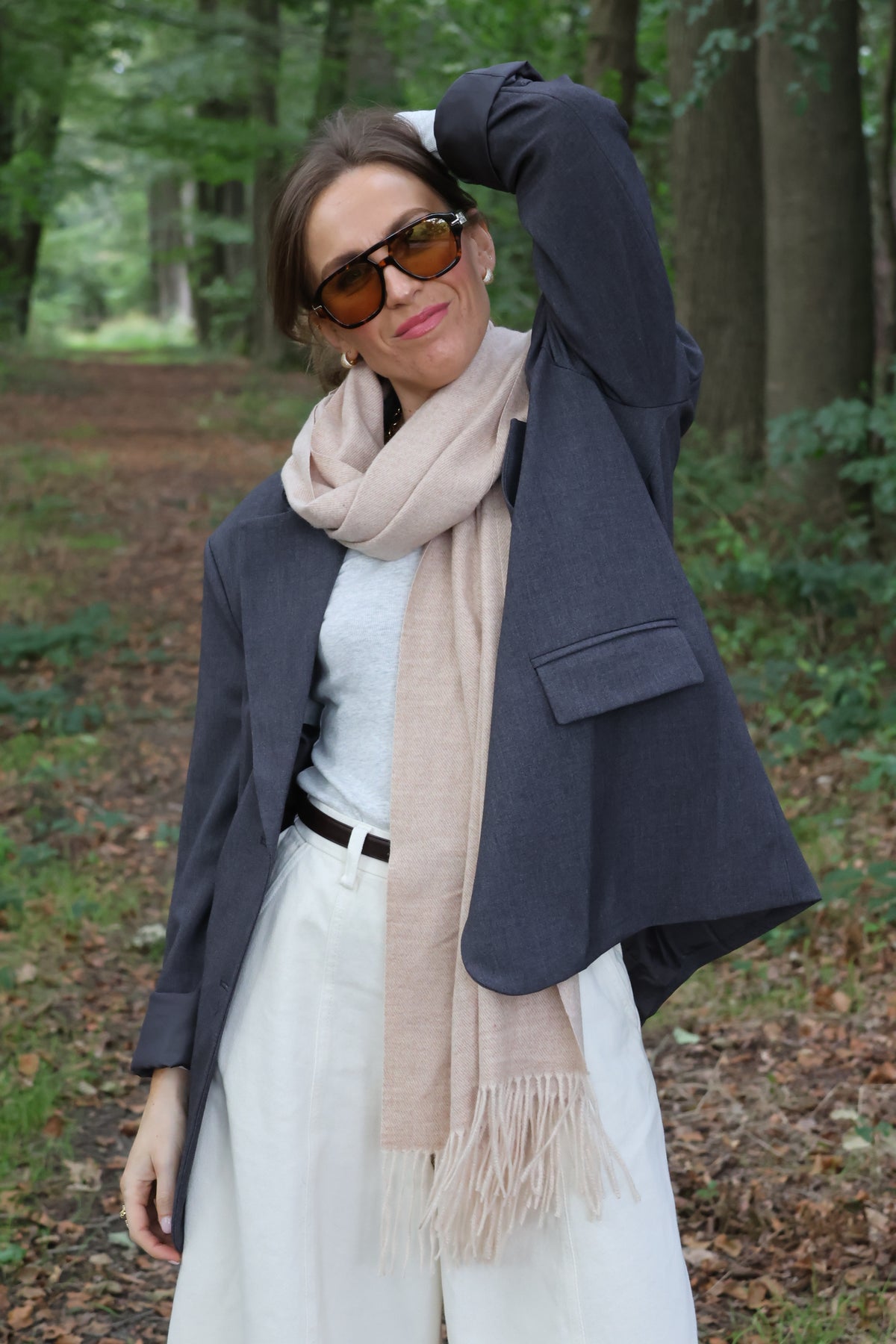 Tirza sjaal beige