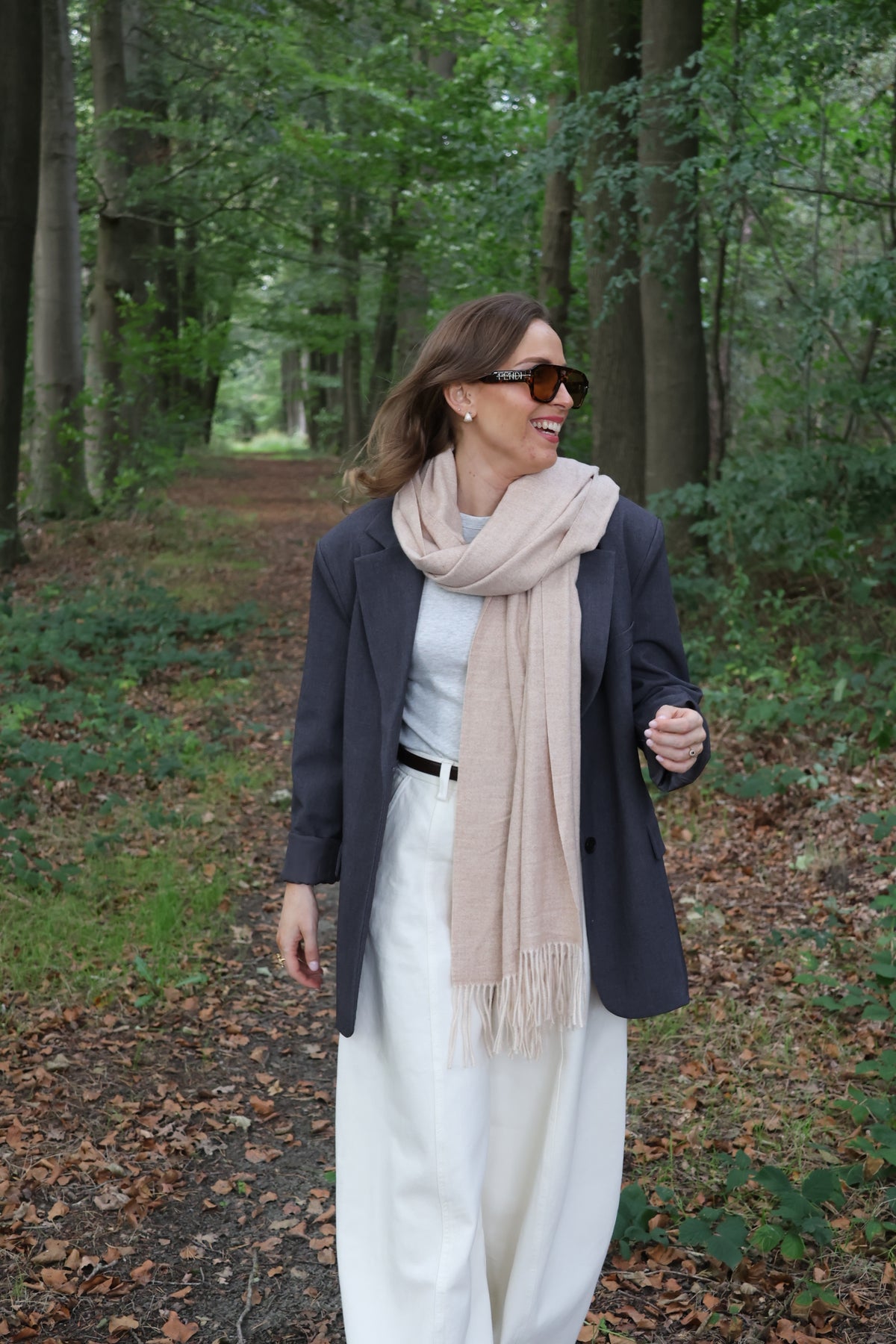 Tirza sjaal beige