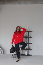 Celise twinset rood