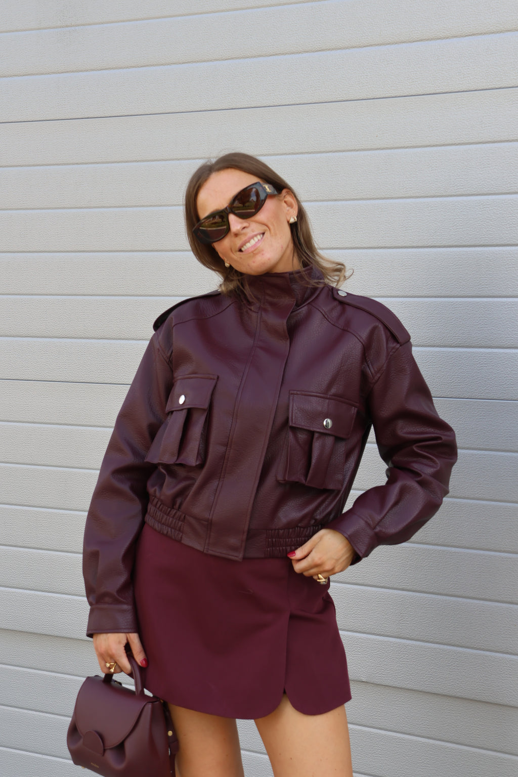 Macy skort bordeaux