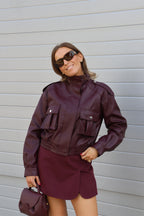 Macy skort bordeaux