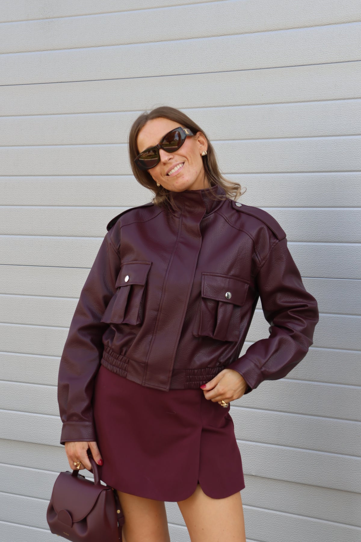 Macy skort bordeaux