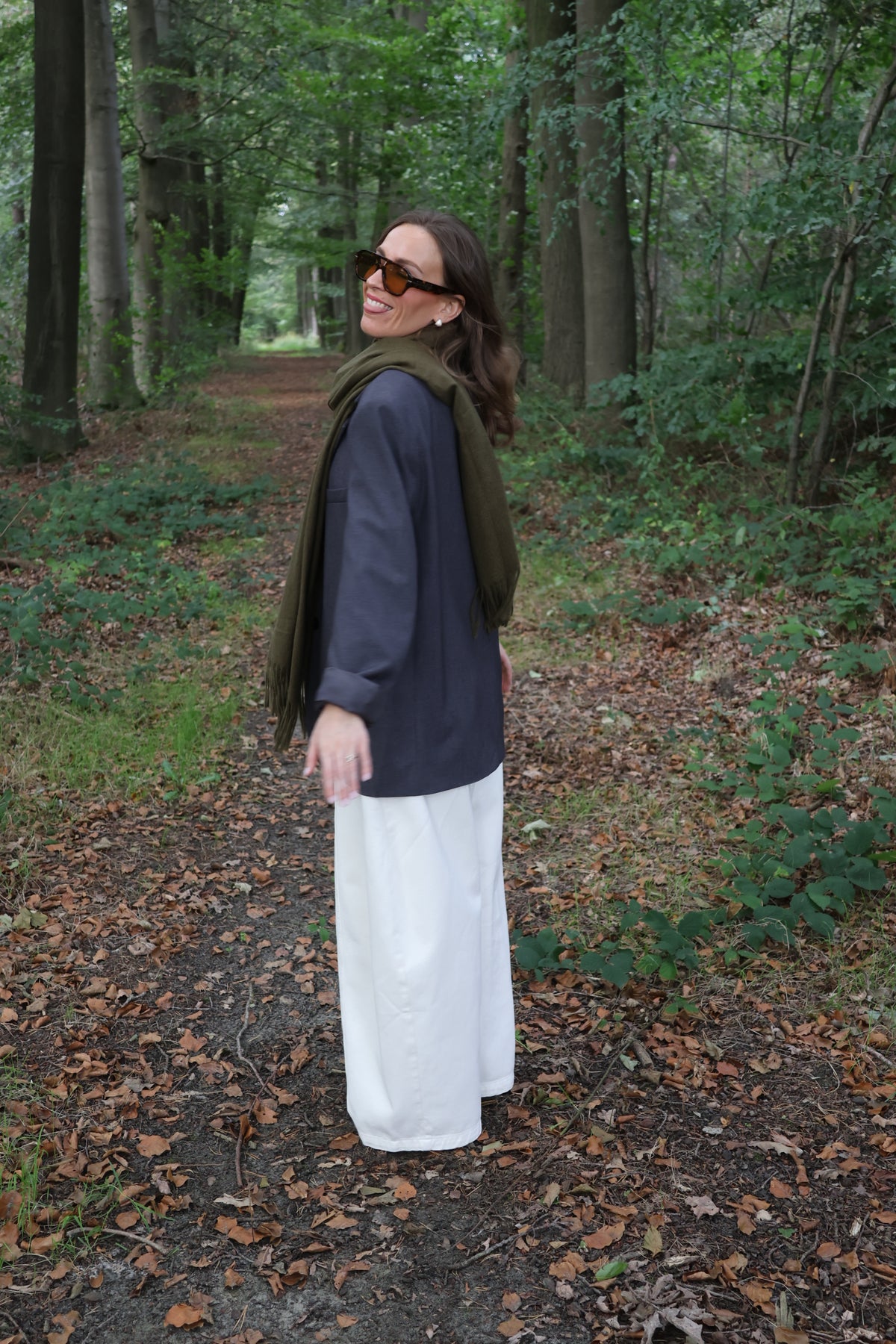 Tirza sjaal kaki