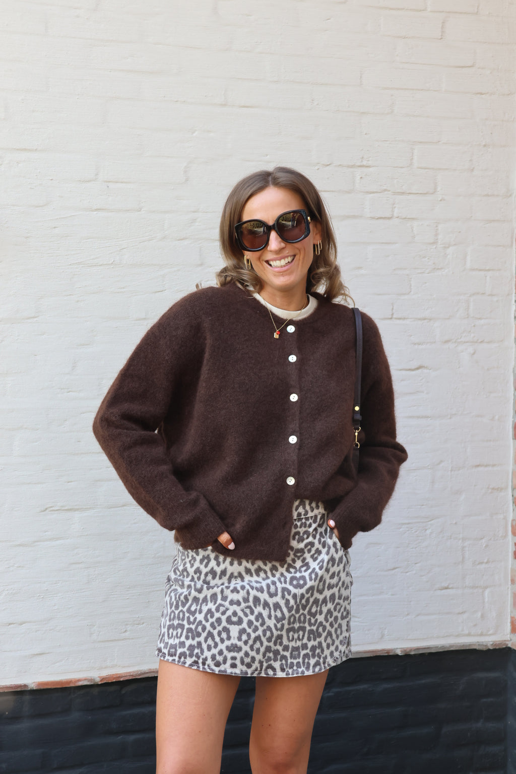 PRE-ORDER Cleo leopard skort