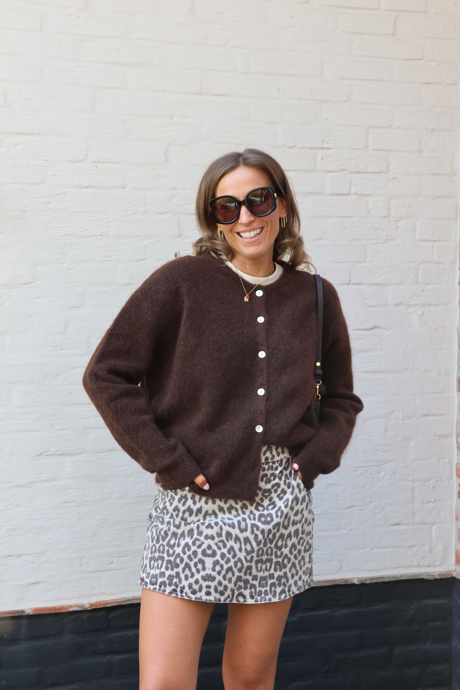 PRE-ORDER Cleo leopard skort