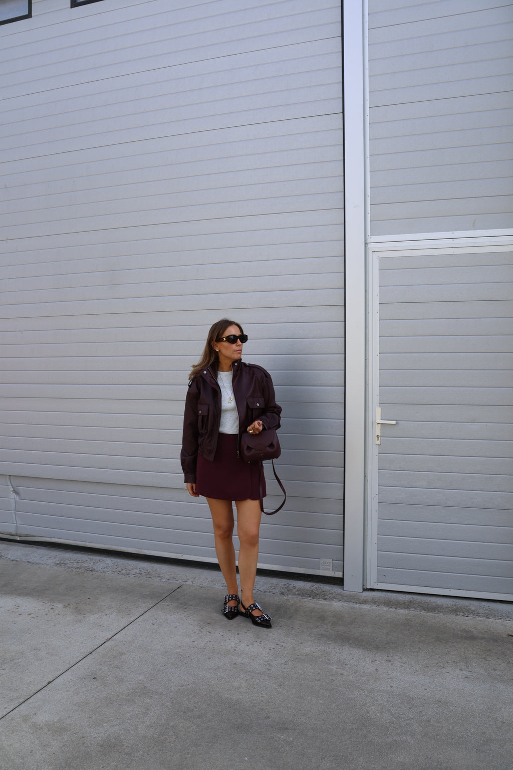Maelle longsleeve grijs