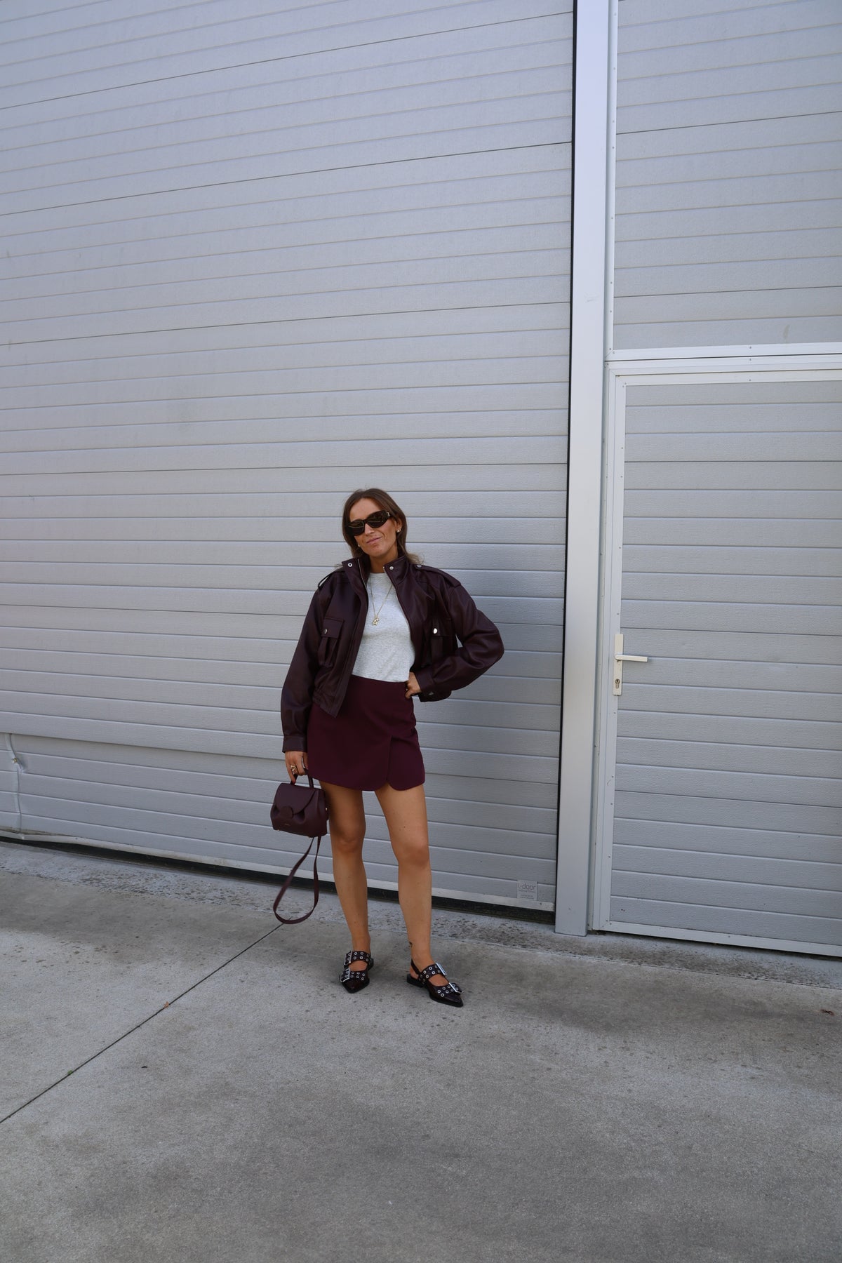 Macy skort bordeaux