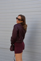 Macy skort bordeaux
