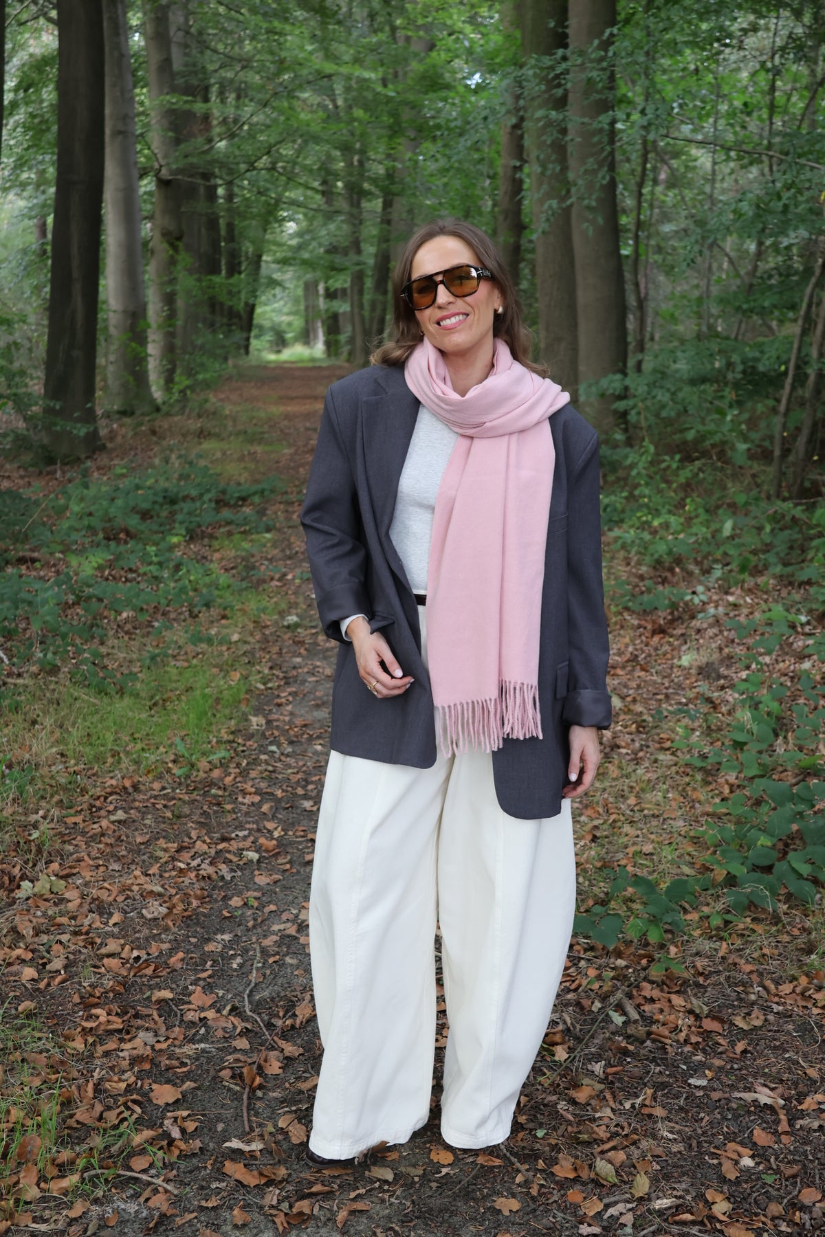 Tirza sjaal roze