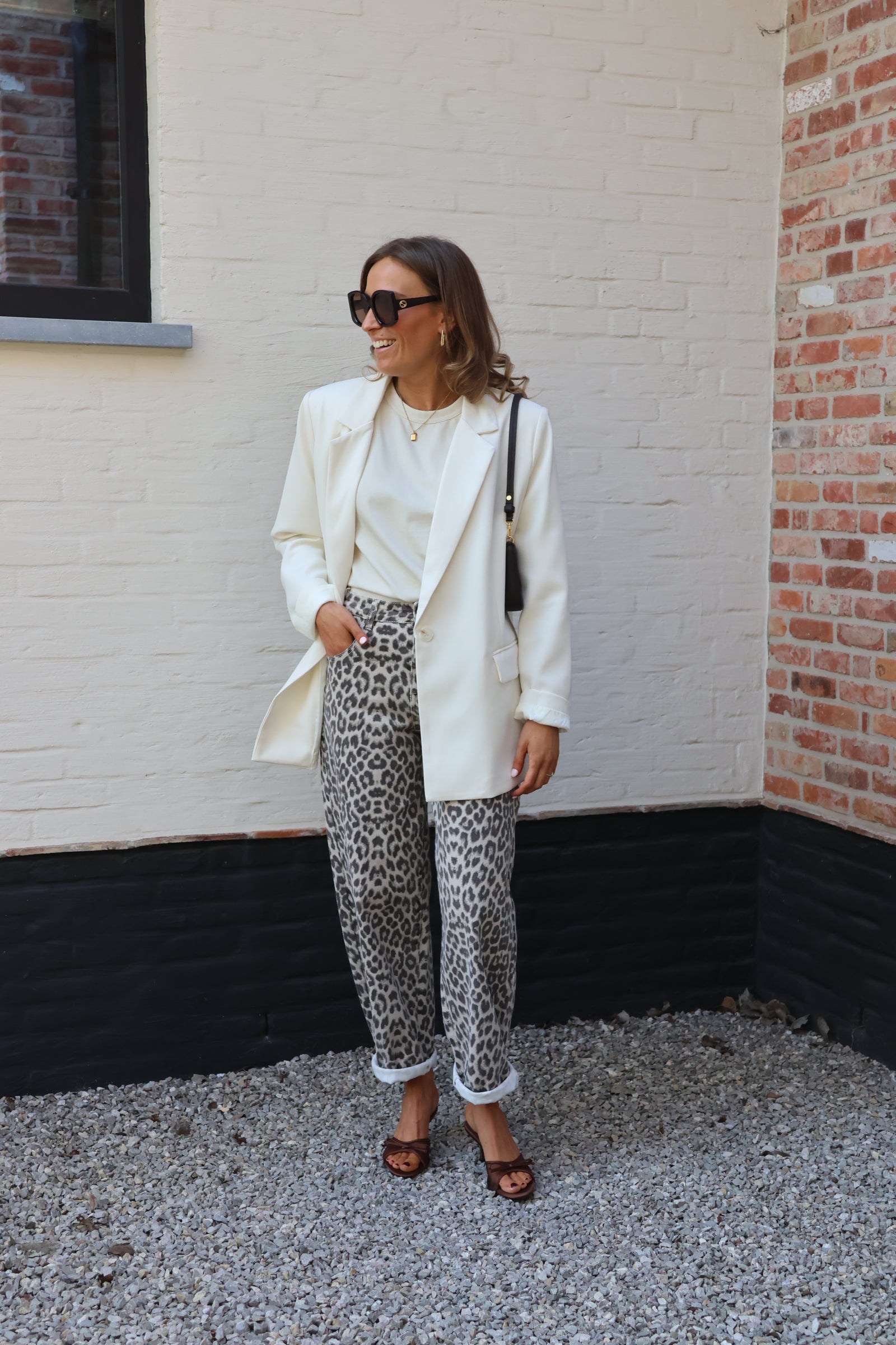 Marie musthave T-shirt beige