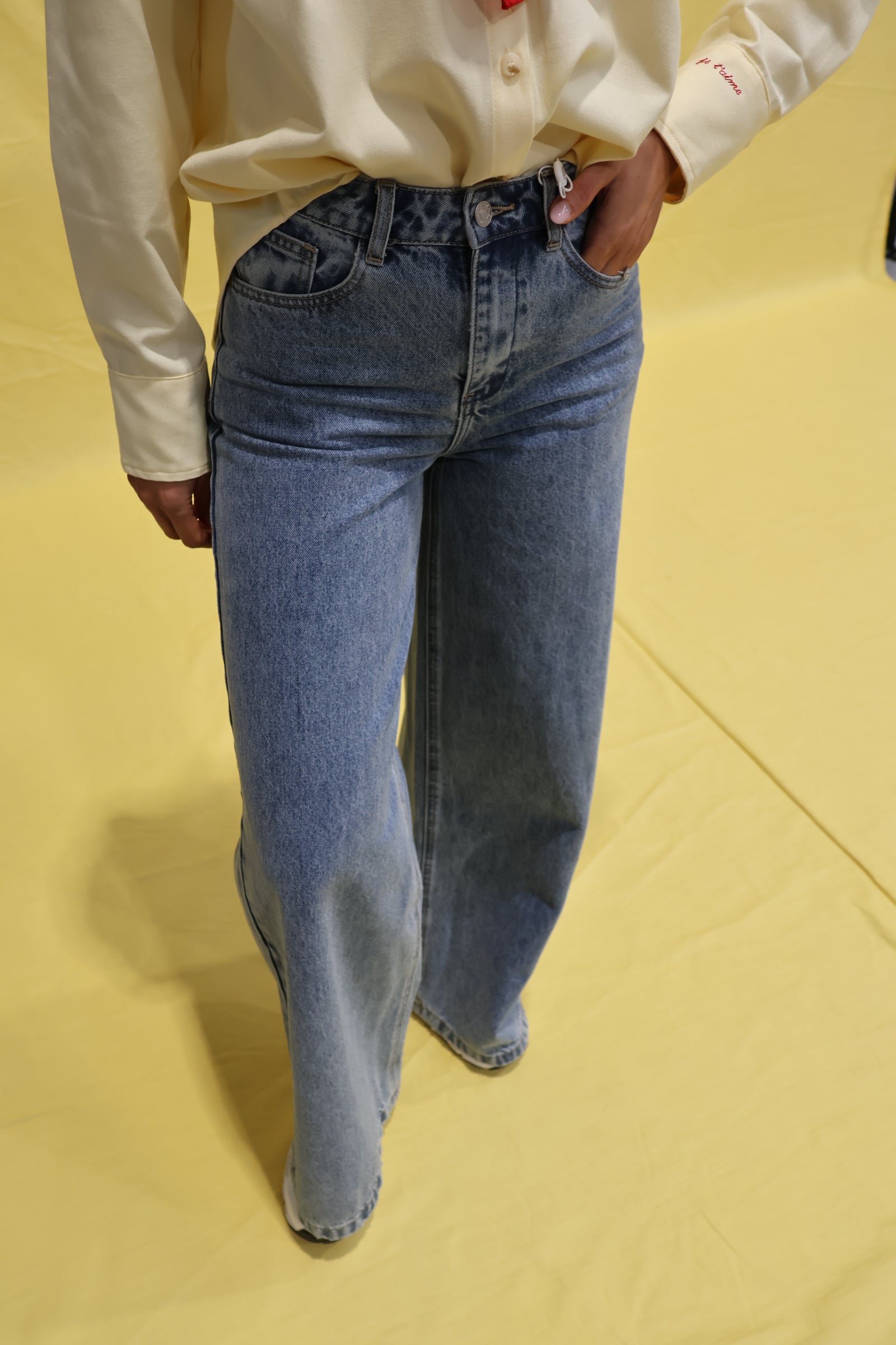 Gina palazzo denim jeans