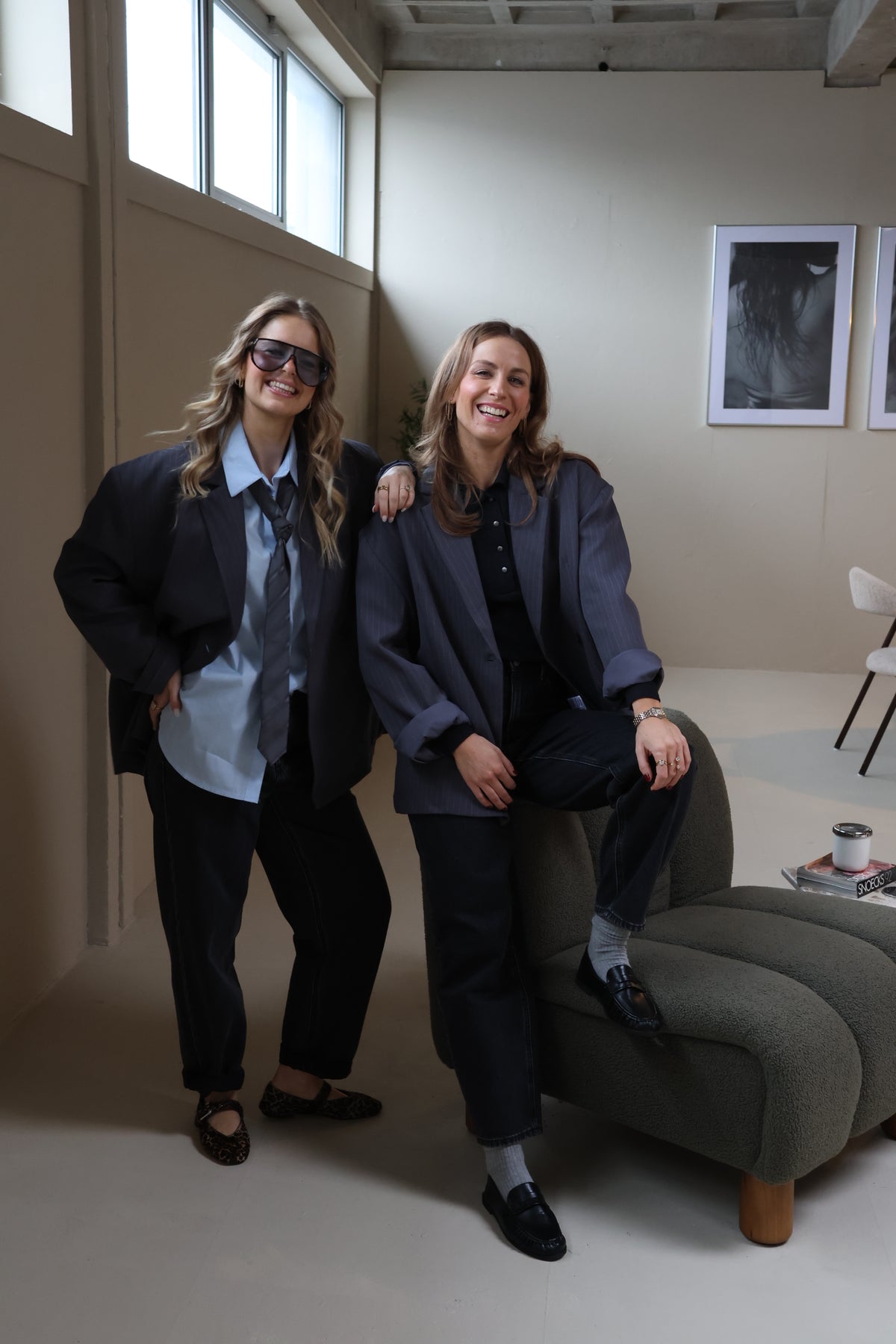Willa geribde polotrui donkergrijs
