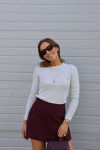 Macy skort bordeaux