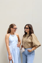 Colette maxi jurk lichtblauw