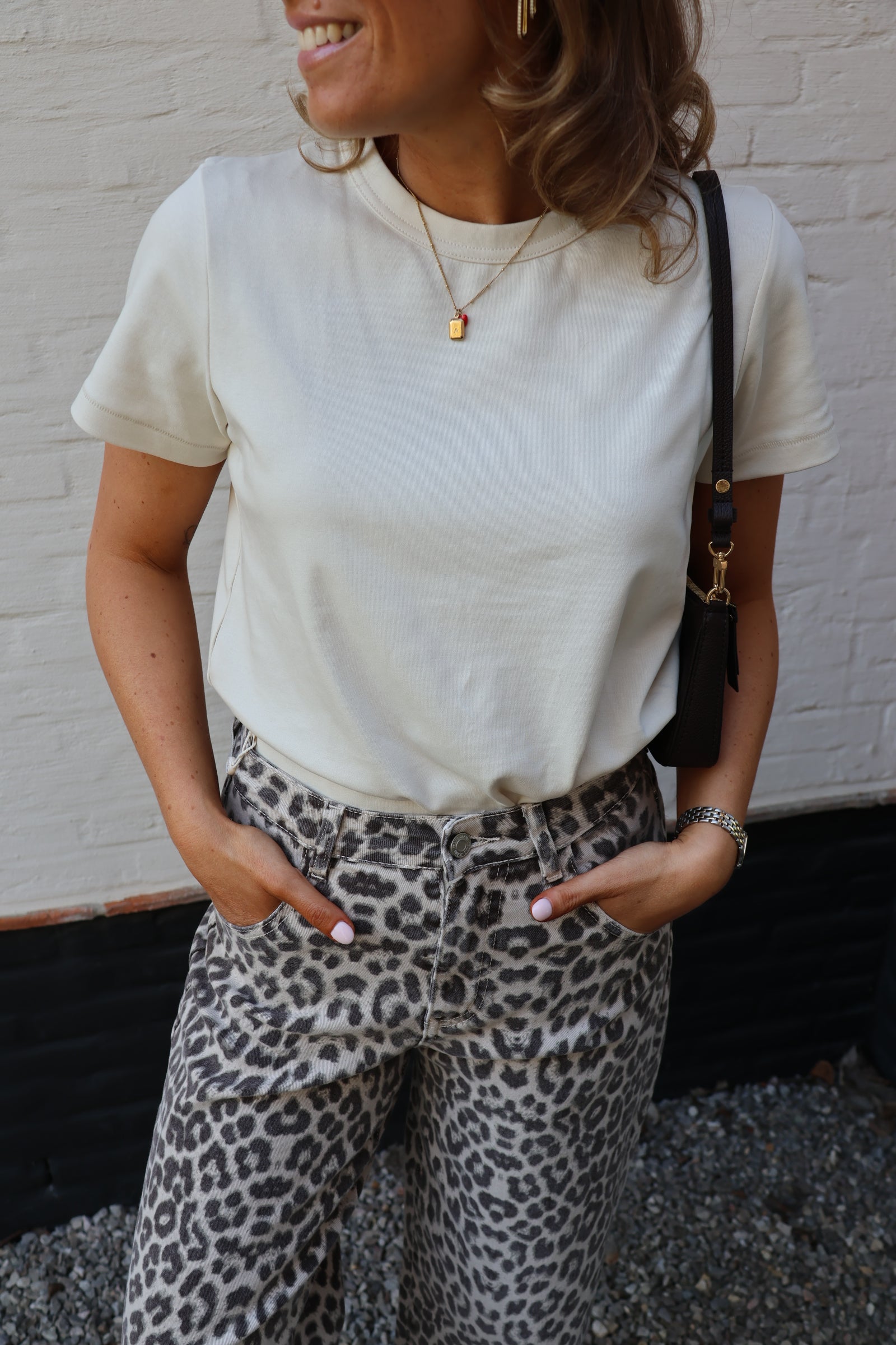 Marie musthave T-shirt beige