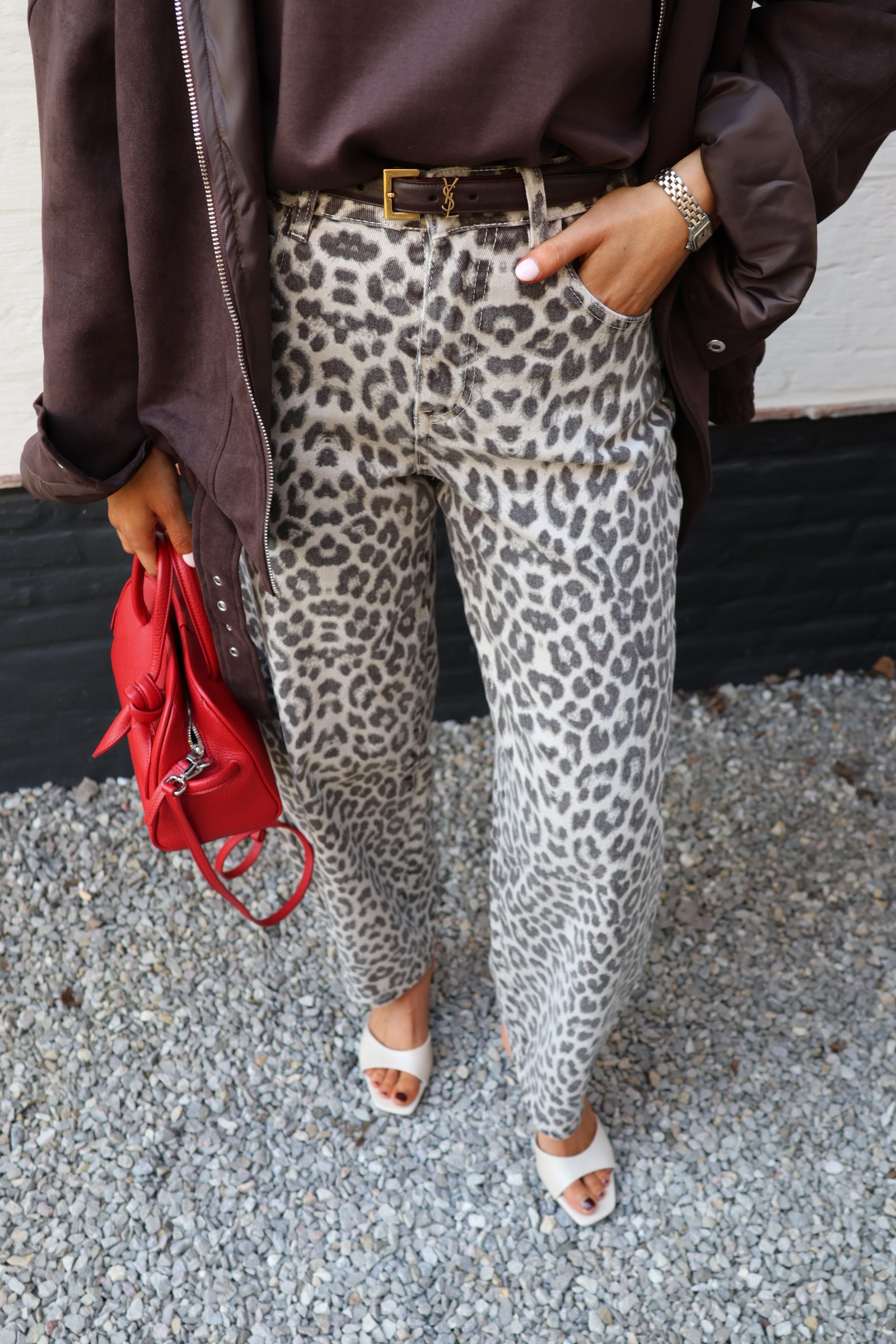 PRE-ORDER Cleo leopard balloon jeans