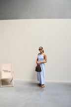 Colette maxi jurk lichtblauw