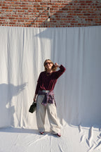 Boxy longsleeve acaï