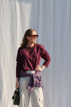 Boxy longsleeve acaï