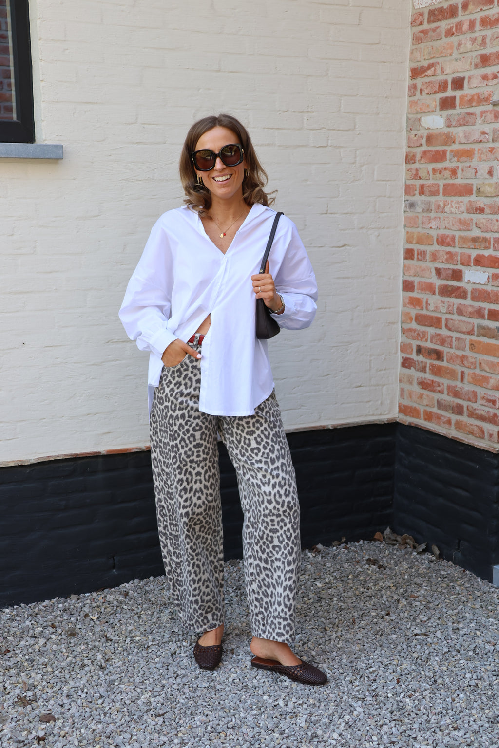 PRE-ORDER Cleo leopard balloon jeans