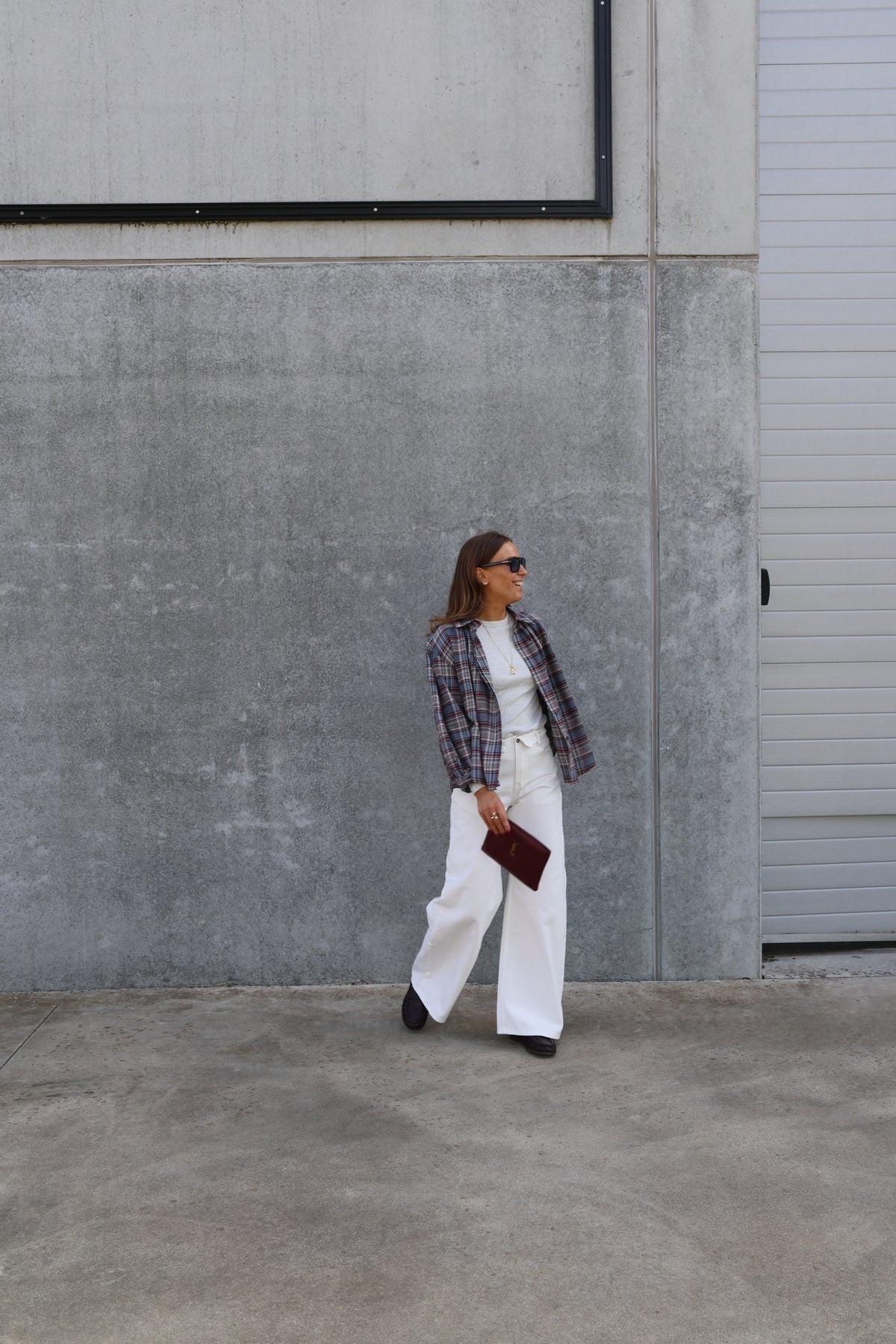 Maelle longsleeve grijs